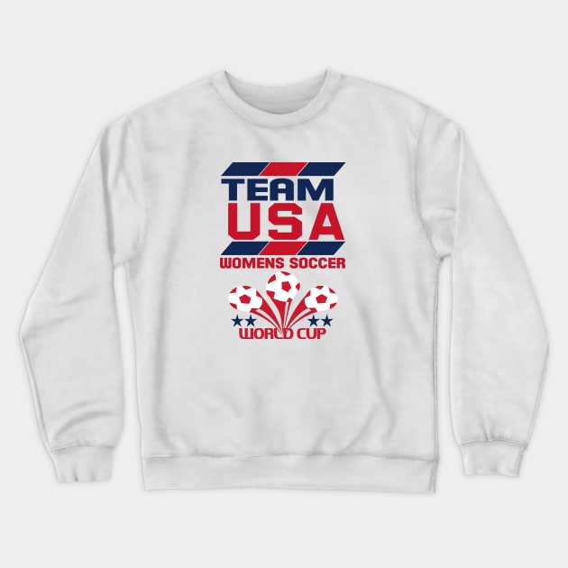 Team USA Soccer Crewneck Sweatshirt by GLStyleDesigns